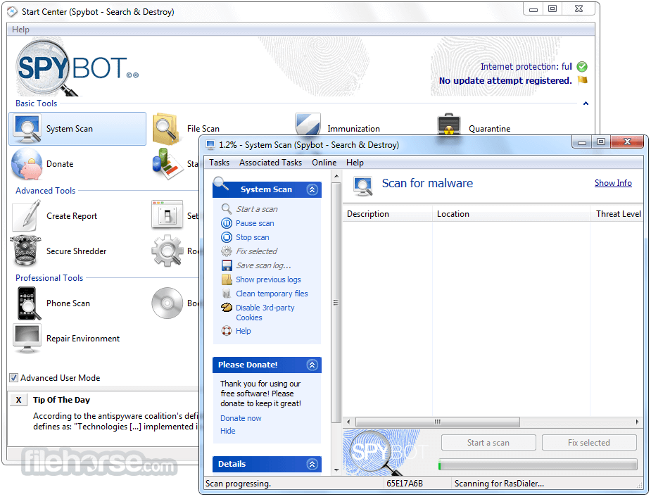 spybot search and destroy windows 10 download